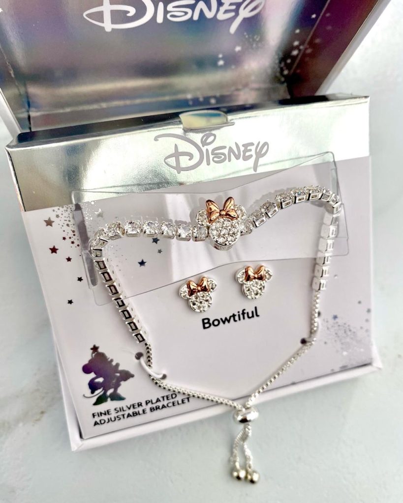 Set Joyas Disney Brazalete y Aros Stud Bowtiful