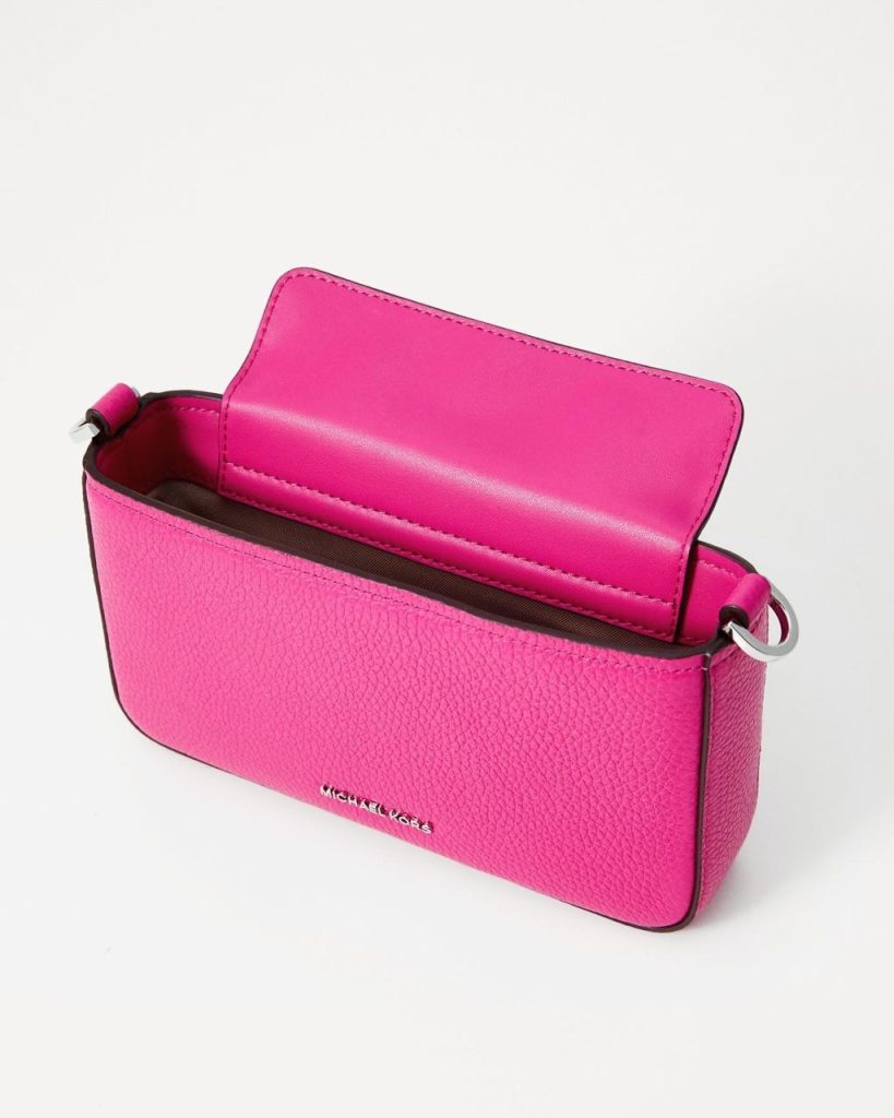 Crossbody Michael Kors Small Bryant Convertible Pouchette Fuchsia
