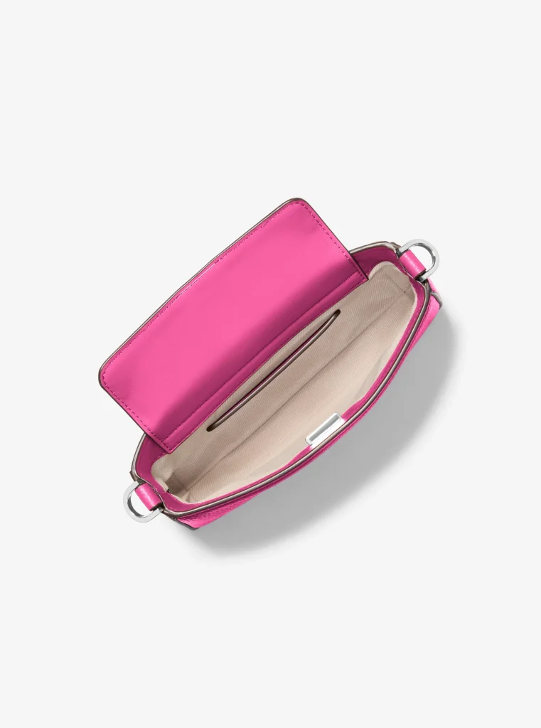Crossbody Michael Kors Small Bryant Convertible Pouchette Fuchsia