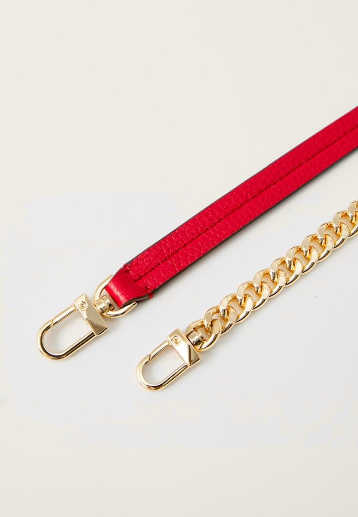Crossbody Michael Kors Small Bryant Convertible Pouchette Red