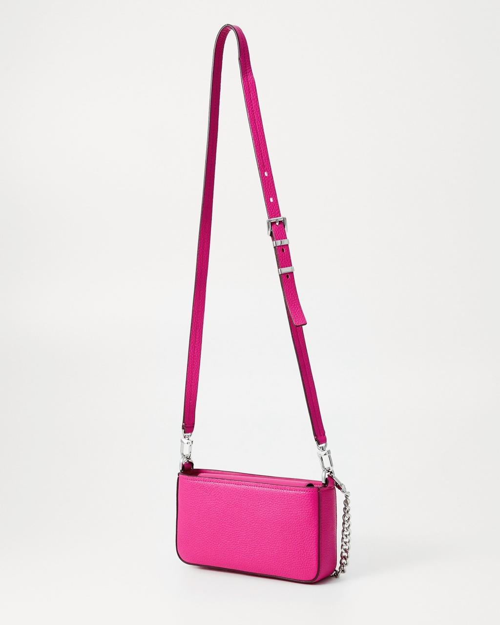 Crossbody Michael Kors Small Bryant Convertible Pouchette Fuchsia: imagen 5
