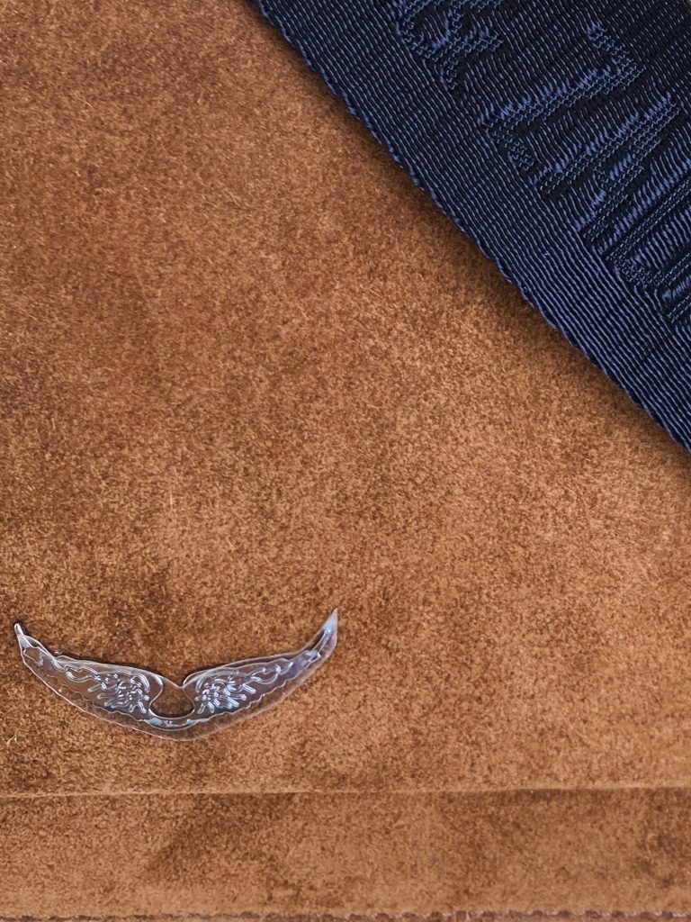 Crossbody Zadig & Voltaire Lolita Wings Suede/Gamuza