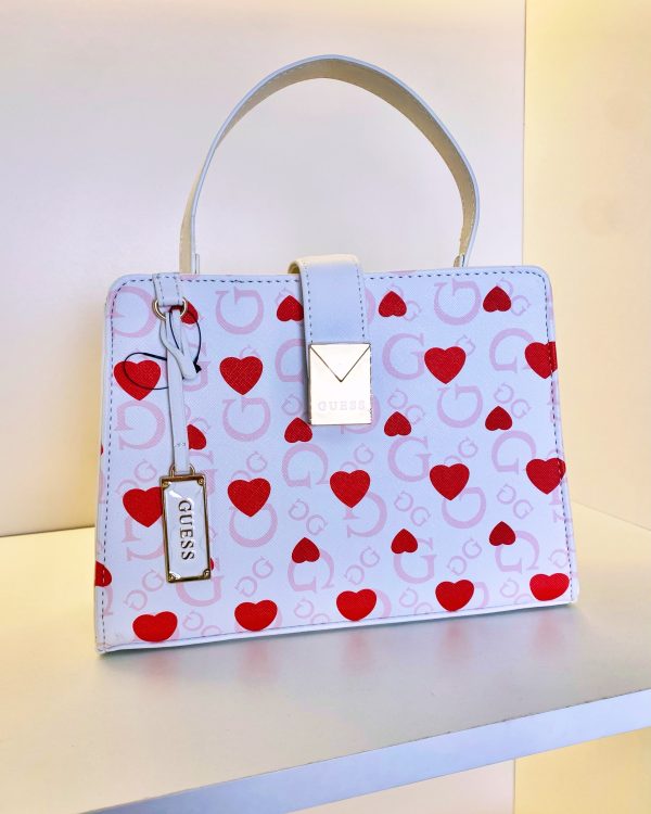 Cartera Guess Hearts Top Handle con Cadena Desmontable: imagen 3
