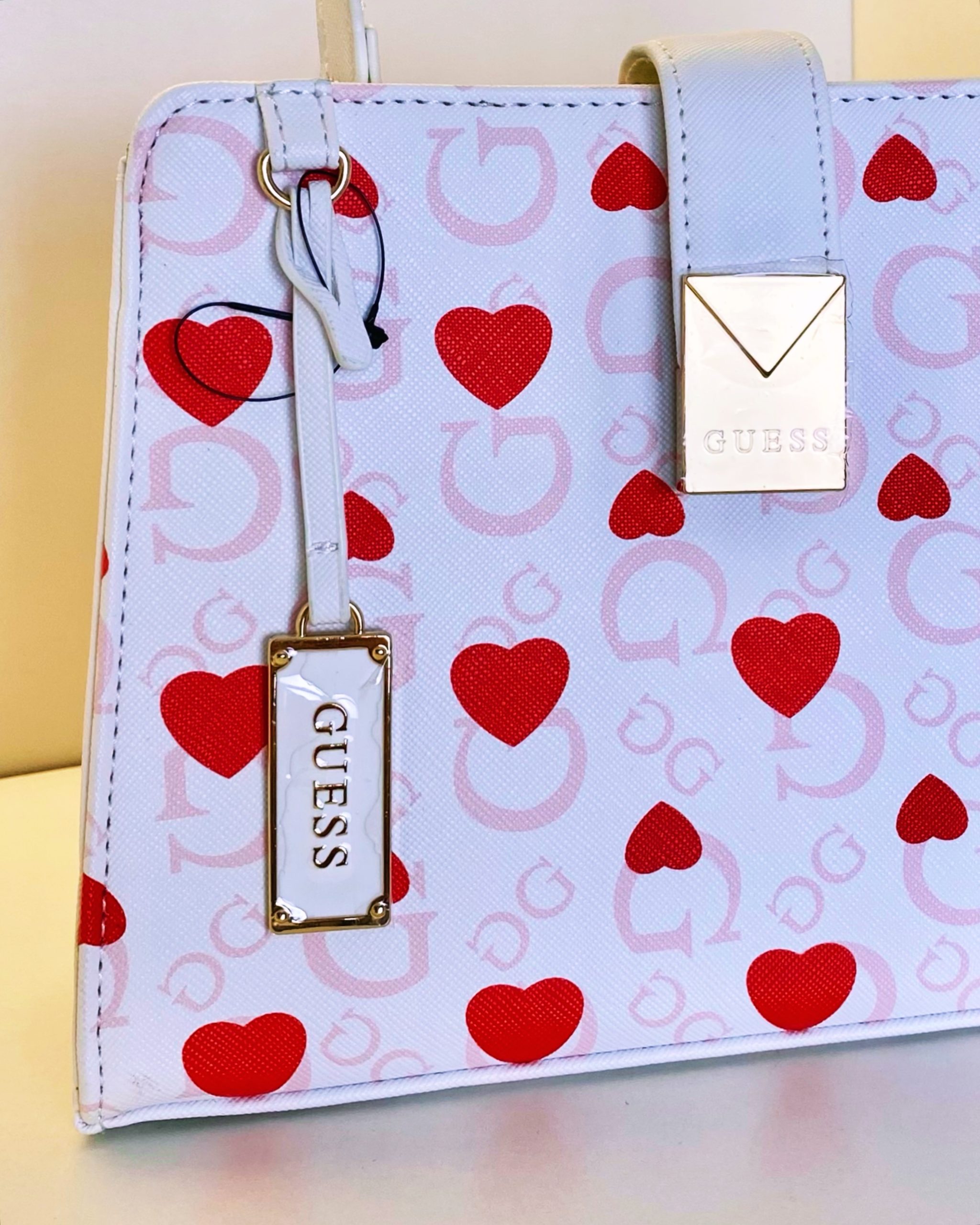 Cartera Guess Hearts Top Handle con Cadena Desmontable: imagen 4