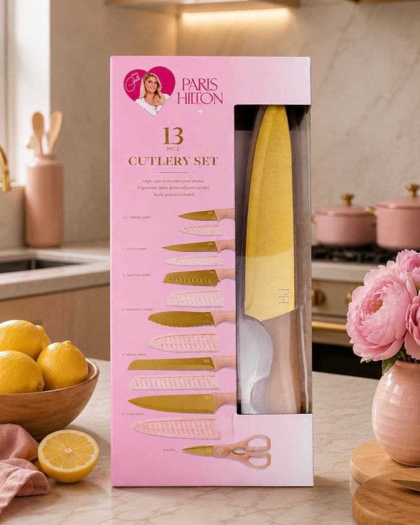 Set de cuchillos de cocina Paris Hilton de 13 piezas