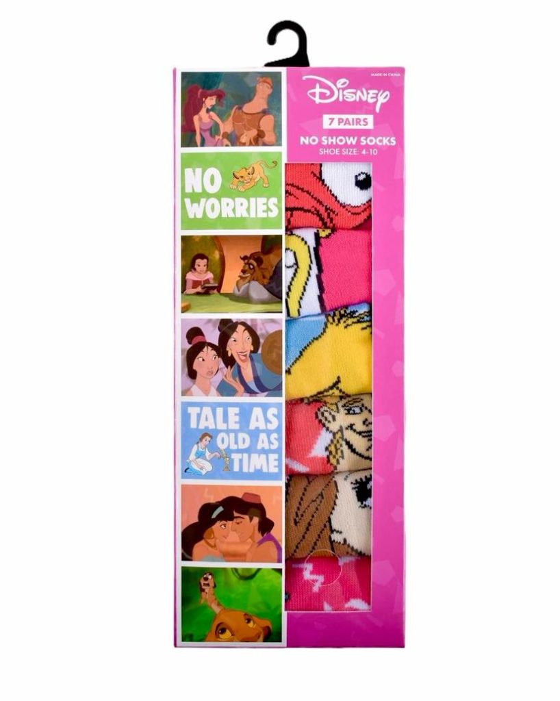 Calcetines invisibles Disney Set 7 pares